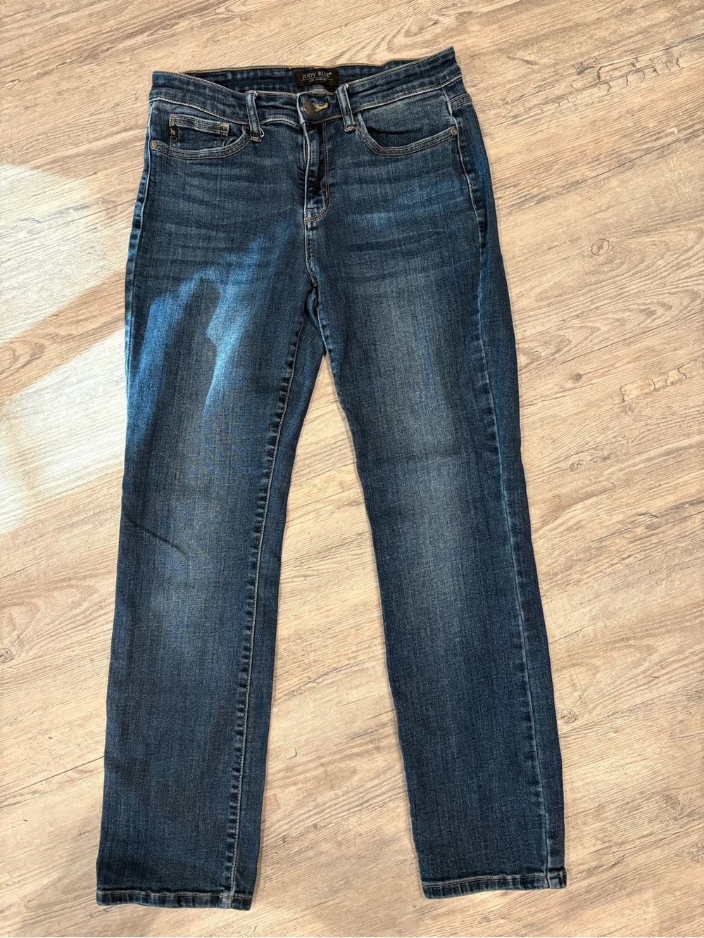 Judy Blue Dark Wash Women’s Straight Jeans - Blue